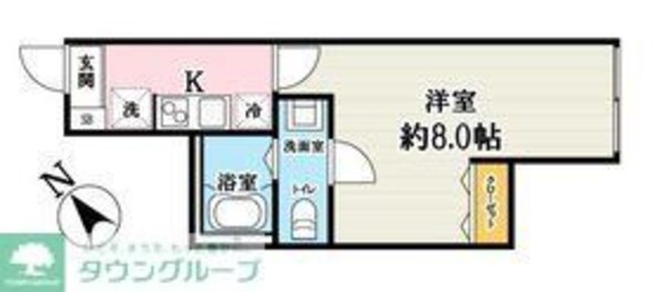 カフーティーダ和光市の物件間取画像